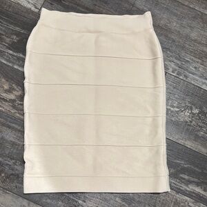 BCBGMaxAzria Cream Women's Maxi Dress